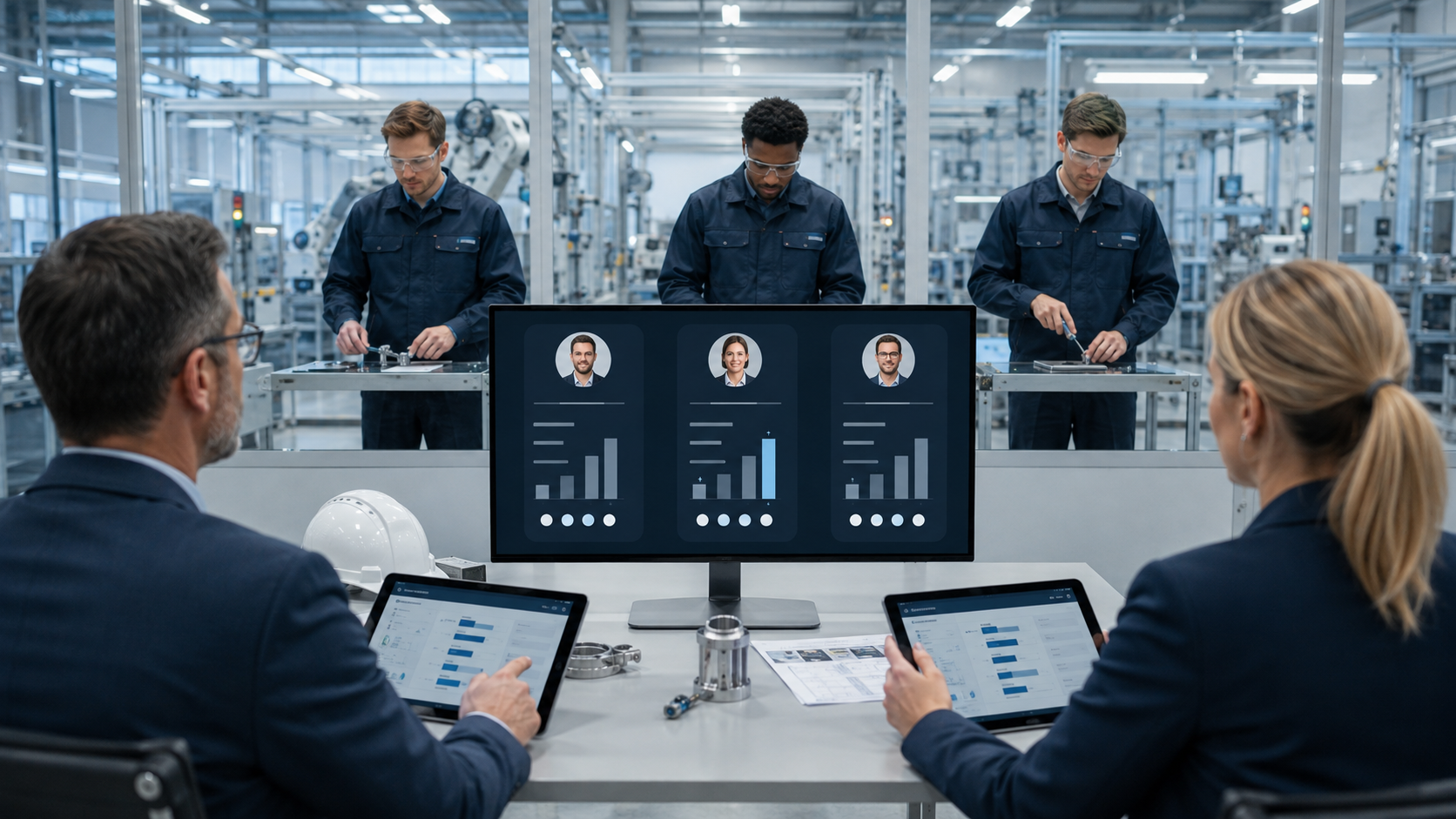 Comparación de candidatos técnicos para una vacante de manufactura mediante datos de evaluación